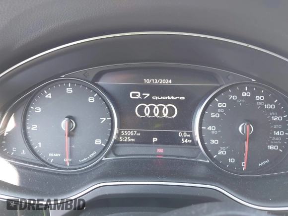 2017 Audi Q7 Premium with VIN WA1AAAF76HD019257, listed as a IAAI auction lot 42292549 with 55,067 mi miles and . Bid and sale history available at DreamBid. Image 15.