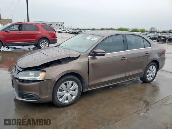 2013 Volkswagen Jetta SE with VIN 3VWDX7AJ9DM443065, listed as a Copart auction lot 51006995 with 93,981 mi miles and Salvage title. Bid and sale history available at DreamBid. Image 1.