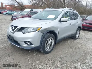 2014 Nissan Rogue SV with VIN 5N1AT2MV3EC781370, listed as a IAAI auction lot 41839854 with 62,689 mi miles. Bid and sale history available at carsss.com. Image 2.