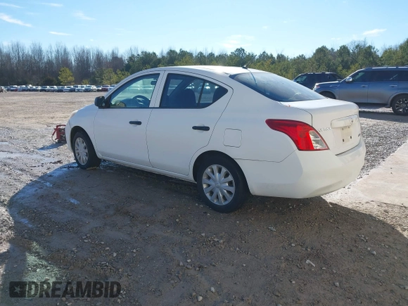 2012 Nissan Versa SV with VIN 3N1CN7AP0CL866357, listed as a IAAI auction lot 41369259 with 188,829 mi miles. Bid and sale history available at carsss.com. Image 3.
