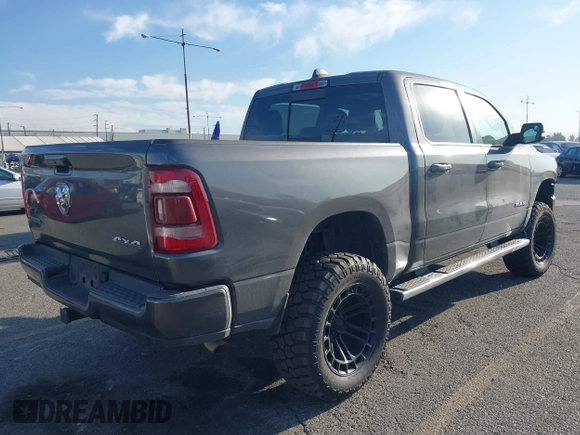 2019 Ram 1500 Big Horn/Lone Star with VIN 1C6RRFFG8KN710927, listed as a IAAI auction lot 41850421 with 66,007 mi miles. Bid and sale history available at carsss.com. Image 4.