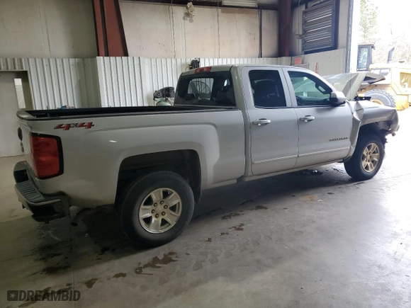 2018 Chevrolet Silverado 1500 LT with VIN 1GCVKREC5JZ355587, listed as a Copart auction lot 46615035 with 107,413 mi miles and Salvage Title. Bid and sale history available at carsss.com. Image 3.