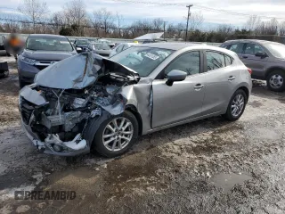 2016 Mazda 3 i Touring z VIN JM1BM1M74G1314409, wystawiony jako Copart lot #44351355 z przebiegiem Nie podano mil oraz Szkoda całkowita • Salvage title. Historia ofert i sprzedaży dostępna na DreamBid. Obrazek 1.