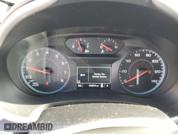 2017 Chevrolet Malibu LS with VIN 1G1ZB5ST6HF262564, listed as a Copart auction lot 55133175 with 134,074 mi miles and Salvage Title. Bid and sale history available at DreamBid. Image 9.