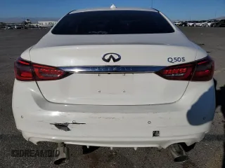 2020 Infiniti Q50 3.0t SPORT with VIN JN1EV7AP0LM203241, listed as a Copart auction lot 77873174 with 40,437 mi miles and Salvage Title. Bid and sale history available at carsss.com. Image 6.