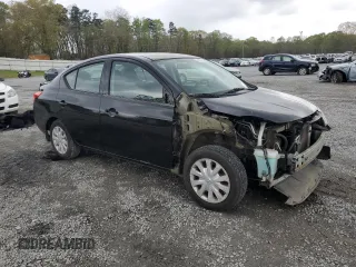 2014 Nissan Versa S Plus with VIN 3N1CN7AP5EL809462, listed as a Copart auction lot 51427155 with 54,240 mi miles and Salvage Title. Bid and sale history available at DreamBid. Image 4.