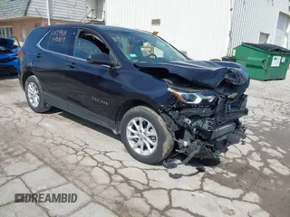 2020 Chevrolet Equinox LT with VIN 3GNAXKEV4LS591809, listed as a IAAI auction lot 41830359 with 24,452 mi miles. Bid and sale history available at carsss.com. Image 1.