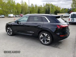 2022 Audi e-tron Premium z VIN WA1AAAGE3NB023710, wystawiony jako Copart lot #57508235 z przebiegiem 23 483 mil mil oraz Tytuł czysty. Historia ofert i sprzedaży dostępna na DreamBid. Obrazek 2.
