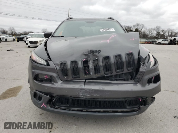 2016 Jeep Cherokee Latitude with VIN 1C4PJLCS9GW212106, listed as a Copart auction lot 47608625 with 213,364 mi miles and Salvage Title. Bid and sale history available at carsss.com. Image 5.