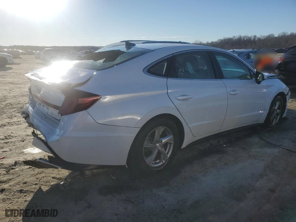 2022 Hyundai Sonata SE with VIN 5NPEG4JAXNH145749, listed as a Copart auction lot 86894104 with 49,475 mi miles and Salvage Title. Bid and sale history available at carsss.com. Image 3.