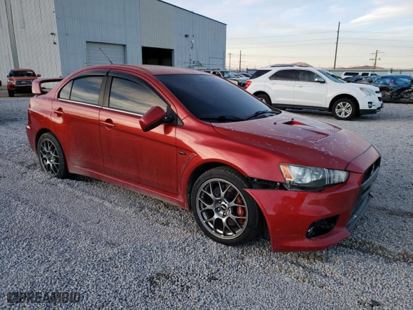 2008 Mitsubishi Lancer Evolution MR with VIN JA3AW56V48U051118, listed as a Copart auction lot 88081275 with 104,461 mi miles and Salvage Title. Bid and sale history available at carsss.com. Image 4.
