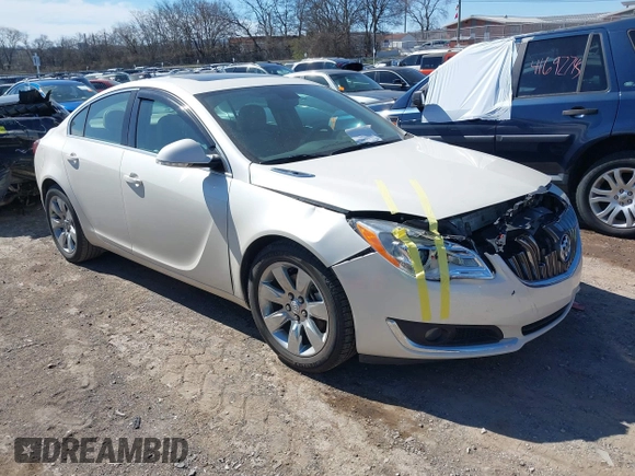 2014 Buick Regal with VIN 2G4GK5EX9E9287858, listed as a IAAI auction lot 41608772 with 47,827 mi miles. Bid and sale history available at carsss.com. Image 1.
