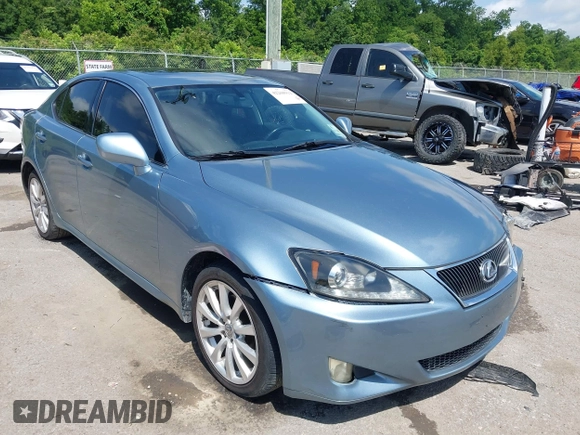 2006 Lexus IS 250 with VIN JTHCK262762005185, listed as a IAAI auction lot 42260912 with 131,653 mi miles and . Bid and sale history available at DreamBid. Image 1.