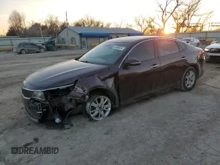 2016 Kia Optima LX z VIN 5XXGT4L36GG053507, wystawiony jako Copart lot #85898534 z przebiegiem 89 192 mil mil oraz Szkoda całkowita • Salvage title. Historia ofert i sprzedaży dostępna na DreamBid. Obrazek 1.