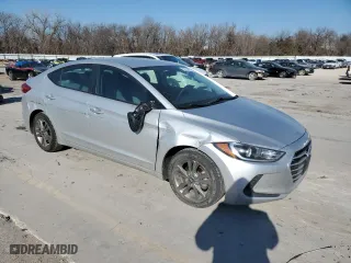 2018 Hyundai Elantra SEL with VIN 5NPD84LF5JH257354, listed as a Copart auction lot 87728675 with 106,334 mi miles and Salvage Title. Bid and sale history available at carsss.com. Image 4.