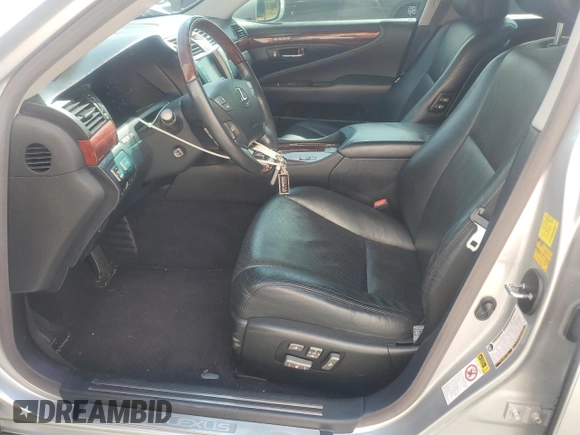 2010 Lexus LS 460 with VIN JTHBL5EF6A5098545, listed as a Copart auction lot 54427435 with 66,616 mi miles and Salvage title. Bid and sale history available at DreamBid. Image 7.