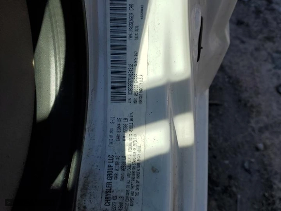 2012 Chrysler 200 Limited with VIN 1C3BCBFG7CN124312, listed as a Copart auction lot 45465755 with 79,850 mi miles and Salvage Title. Bid and sale history available at carsss.com. Image 12.