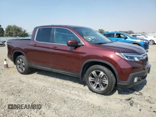 2019 Honda Ridgeline RTL with VIN 5FPYK3F52KB039850, listed as a Copart auction lot 64013955 with 75,366 mi miles and Salvage title. Bid and sale history available at DreamBid. Image 4.