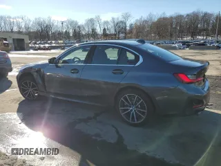 2021 BMW 3 Series 330i xDrive with VIN 3MW5R7J06M8B85005, listed as a Copart auction lot 45210325 with 52,240 mi miles and Salvage title. Bid and sale history available at DreamBid. Image 2.