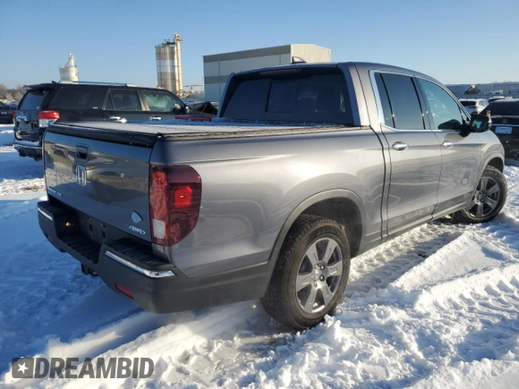 2020 Honda Ridgeline RTL-E z VIN 5FPYK3F74LB002141, wystawiony jako Copart lot #87534955 z przebiegiem 139 030 mil mil oraz Szkoda całkowita • Salvage title. Historia ofert i sprzedaży dostępna na DreamBid. Obrazek 3.