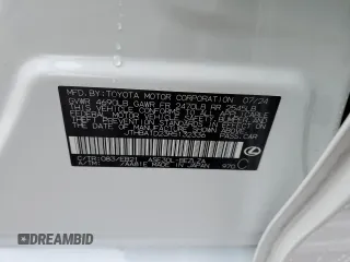 2024 Lexus IS 300 z VIN JTHBA1D23R5132336, wystawiony jako Copart lot #48824595 z przebiegiem 7 435 mil mil oraz Szkoda całkowita • Salvage title. Historia ofert i sprzedaży dostępna na DreamBid. Obrazek 12.