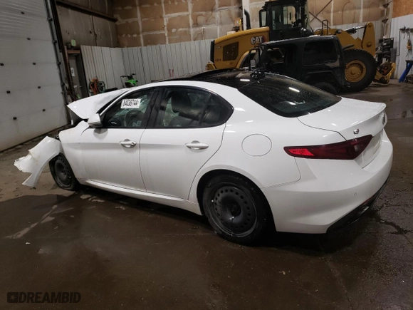 2018 Alfa Romeo Giulia Ti Sport with VIN ZARFAEEN1J7583797, listed as a Copart auction lot 84038744 with 0 mi miles and Salvage Title. Bid and sale history available at carsss.com. Image 2.