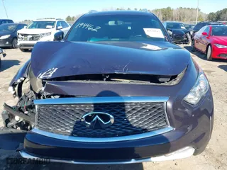 2017 Infiniti QX70 with VIN JN8CS1MU9HM140437, listed as a IAAI auction lot 41270542 with 72,312 mi miles. Bid and sale history available at carsss.com. Image 12.