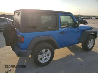 2021 Jeep Wrangler Sport S with VIN 1C4GJXAN0MW790739, listed as a Copart auction lot 75872624 with Not Provided miles and Salvage Title. Bid and sale history available at DreamBid. Image 3.