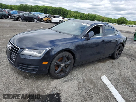 2012 Audi A7 z VIN WAUSGCFC8CN002171, wystawiony jako Copart lot #58473235 z przebiegiem 178 968 mil mil oraz Czysty tytuł • Clean title. Historia ofert i sprzedaży dostępna na DreamBid. Obrazek 1.