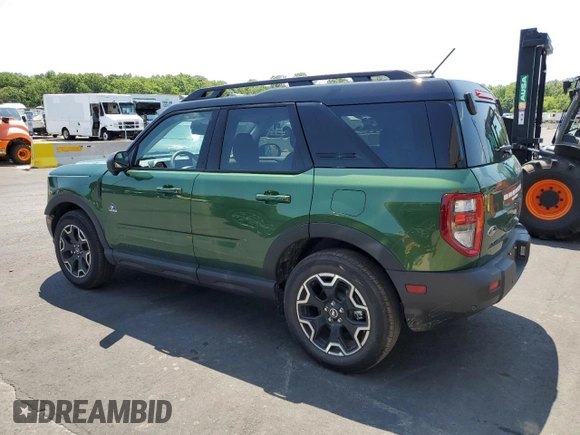 2025 Ford Bronco Sport Outer Banks with VIN 3FMCR9CN8SRE46846, listed as a Copart auction lot 61441965 with 1,867 mi miles and Clean title. Bid and sale history available at DreamBid. Image 2.