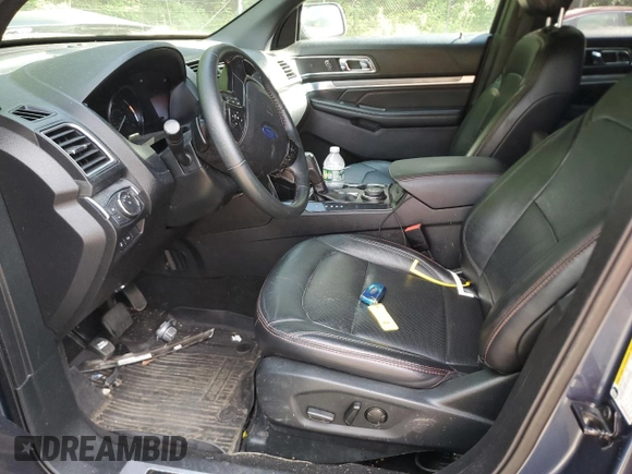 2019 Ford Explorer Sport with VIN 1FM5K8GT9KGB00263, listed as a Copart auction lot 61103165 with Not provided miles and Salvage title. Bid and sale history available at DreamBid. Image 7.