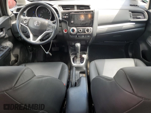 2018 Honda Fit EX-L with VIN 3HGGK5H93JM722376, listed as a Copart auction lot 57913595 with 75,714 mi miles and Salvage title. Bid and sale history available at DreamBid. Image 8.