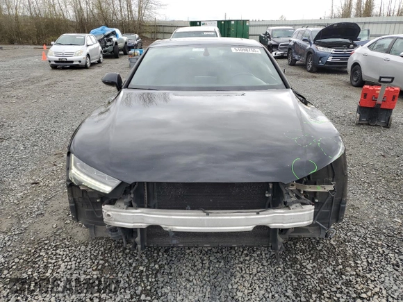 2016 Audi A7 3.0 Premium Plus with VIN WAUWGAFC6GN017375, listed as a Copart auction lot 51098755 with 124,704 mi miles and Salvage Title. Bid and sale history available at carsss.com. Image 5.