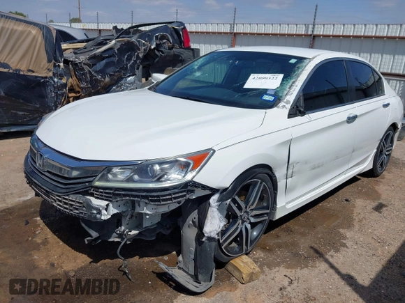 2016 Honda Accord Sport with VIN 1HGCR2F53GA047711, listed as a IAAI auction lot 42080322 with 211,635 mi miles and . Bid and sale history available at DreamBid. Image 6.