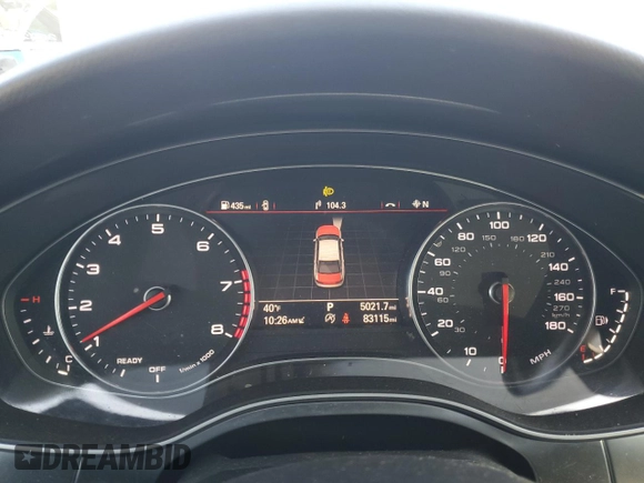 2018 Audi A6 Premium with VIN WAUF8AFC4JN095559, listed as a Copart auction lot 48581515 with 83,115 mi miles and Salvage Title. Bid and sale history available at carsss.com. Image 9.
