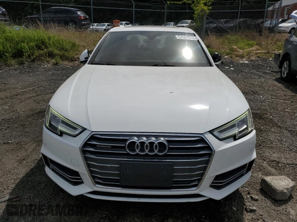 2017 Audi A4 Premium Plus with VIN WAUENAF48HN027868, listed as a Copart auction lot 57607215 with 101,410 mi miles and Salvage title. Bid and sale history available at DreamBid. Image 5.