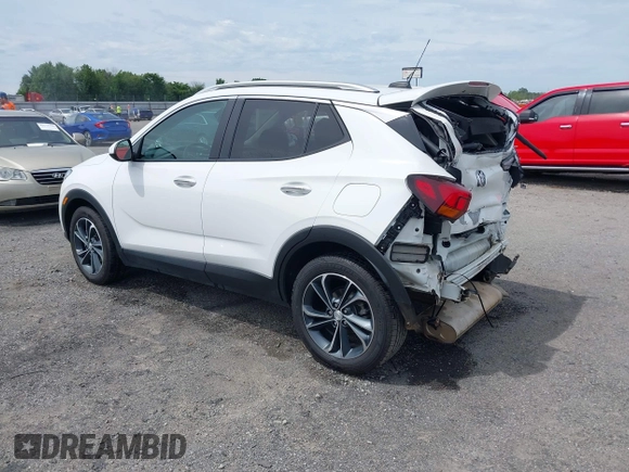 2022 Buick Encore GX Select with VIN KL4MMDS27NB134327, listed as a IAAI auction lot 42161612 with 24,017 mi miles and . Bid and sale history available at DreamBid. Image 3.