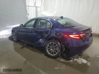 2020 Alfa Romeo Giulia with VIN ZARFANAN7L7633935, listed as a Copart auction lot 45110715 with 69,153 mi miles and Salvage Title. Bid and sale history available at carsss.com. Image 2.
