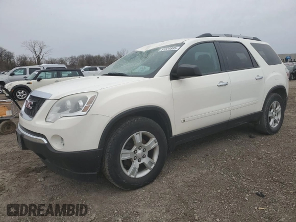 2010 GMC Acadia SLE z VIN 1GKLVLED6AJ109669, wystawiony jako Copart lot #51524885 z przebiegiem 194 231 mil mil oraz Szkoda całkowita • Salvage title. Historia ofert i sprzedaży dostępna na DreamBid. Obrazek 1.