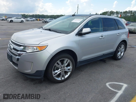 2012 Ford Edge Limited with VIN 2FMDK3K97CBA32533, listed as a IAAI auction lot 42115541 with 183,649 mi miles. Bid and sale history available at carsss.com. Image 2.