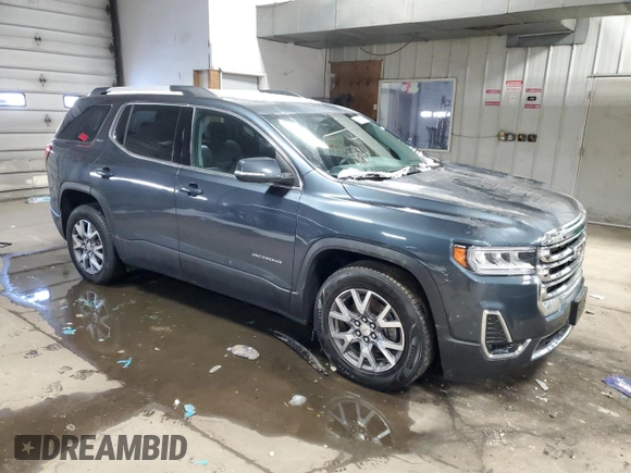 2020 GMC Acadia SLT with VIN 1GKKNULS5LZ215702, listed as a Copart auction lot 45477075 with 60,349 mi miles and Salvage Title. Bid and sale history available at DreamBid. Image 4.