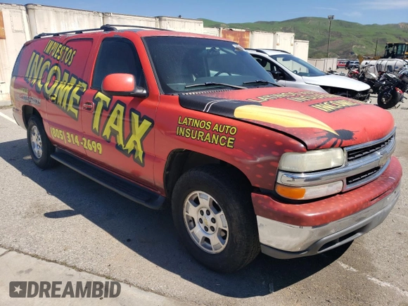 2001 Chevrolet Suburban LT with VIN 3GNEC16T01G167175, listed as a Copart auction lot 50233485 with 248,624 mi miles and Salvage Title. Bid and sale history available at carsss.com. Image 4.