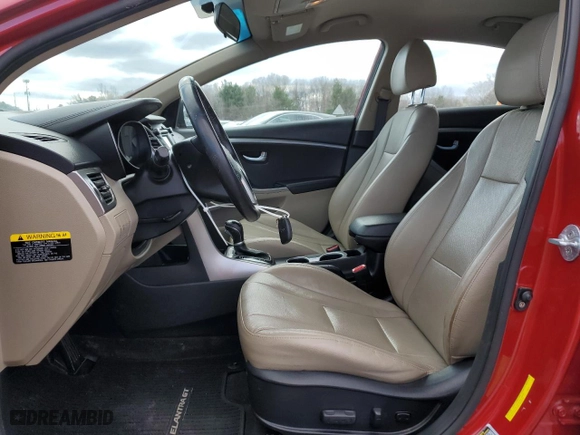 2017 Hyundai Elantra GT with VIN KMHD35LH5HU355205, listed as a Copart auction lot 52232785 with 100,685 mi miles and Salvage Title. Bid and sale history available at carsss.com. Image 7.