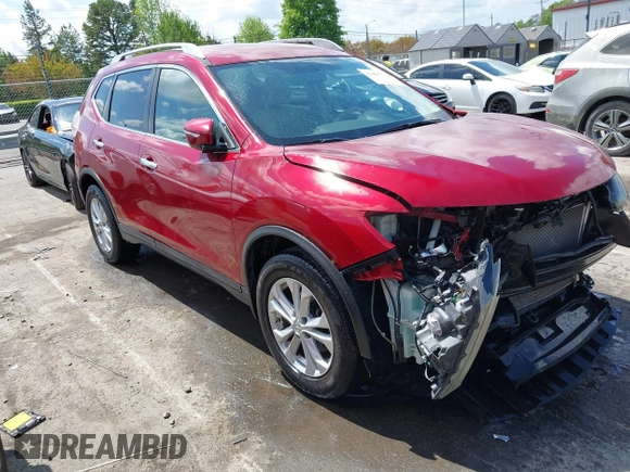 2014 Nissan Rogue SV with VIN 5N1AT2MT0EC849834, listed as a IAAI auction lot 41990792 with 93,582 mi miles and . Bid and sale history available at DreamBid. Image 1.