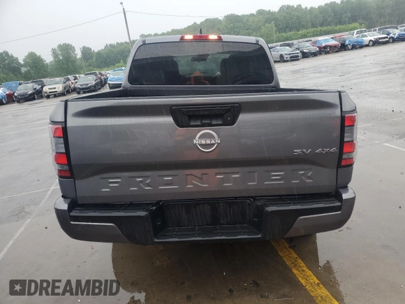 2023 Nissan Frontier SV with VIN 1N6ED1EK2PN664675, listed as a Copart auction lot 60080045 with 42,373 mi miles and Non repairable. Bid and sale history available at DreamBid. Image 6.