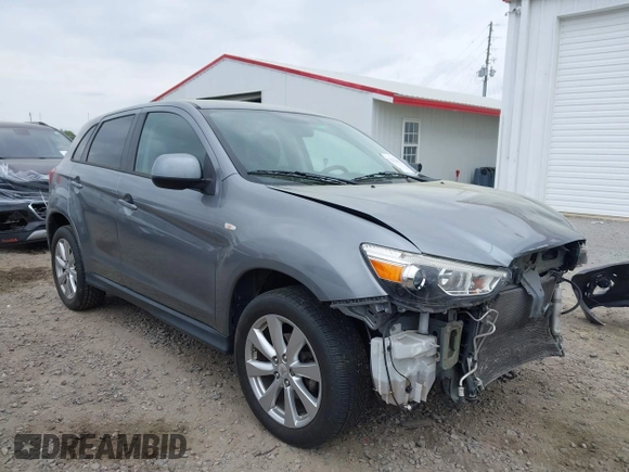 2015 Mitsubishi Outlander Sport ES with VIN 4A4AP3AU5FE062047, listed as a IAAI auction lot 41920635 with 107,880 mi miles. Bid and sale history available at carsss.com. Image 1.