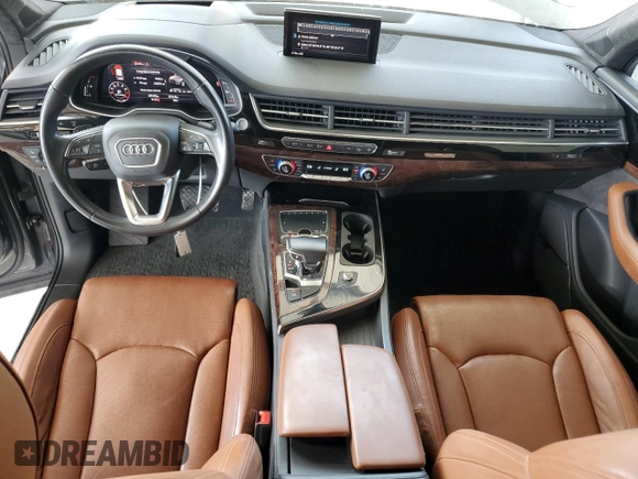 2018 Audi Q7 Prestige z VIN WA1VABF79JD053285, wystawiony jako Copart lot #58538125 z przebiegiem 47 318 mil mil oraz Szkoda całkowita • Salvage title. Historia ofert i sprzedaży dostępna na DreamBid. Obrazek 8.