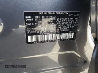 2023 Subaru Ascent Premium с VIN 4S4WMACD3P3439619, выставлен на аукционе Copart как лот 50900215 с пробегом 24 222 миль миль и Списание • Salvage title. История ставок и продаж доступна на DreamBid. Изображение 13.
