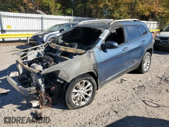 2020 Jeep Cherokee Latitude with VIN 1C4PJLCB5LD581373, listed as a Copart auction lot 85666334 with Not Provided miles and Salvage Title. Bid and sale history available at DreamBid. Image 1.