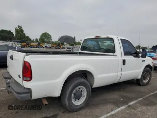 2000 Ford Super Duty F-250 XL with VIN 1FTNF20SXYEE41859, listed as a Copart auction lot 59682704 with 190,234 mi miles and Salvage Title. Bid and sale history available at carsss.com. Image 3.
